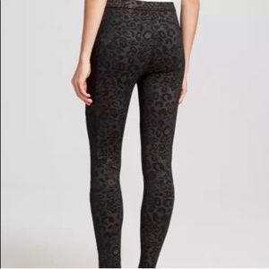 Free People animal print metallic leggings